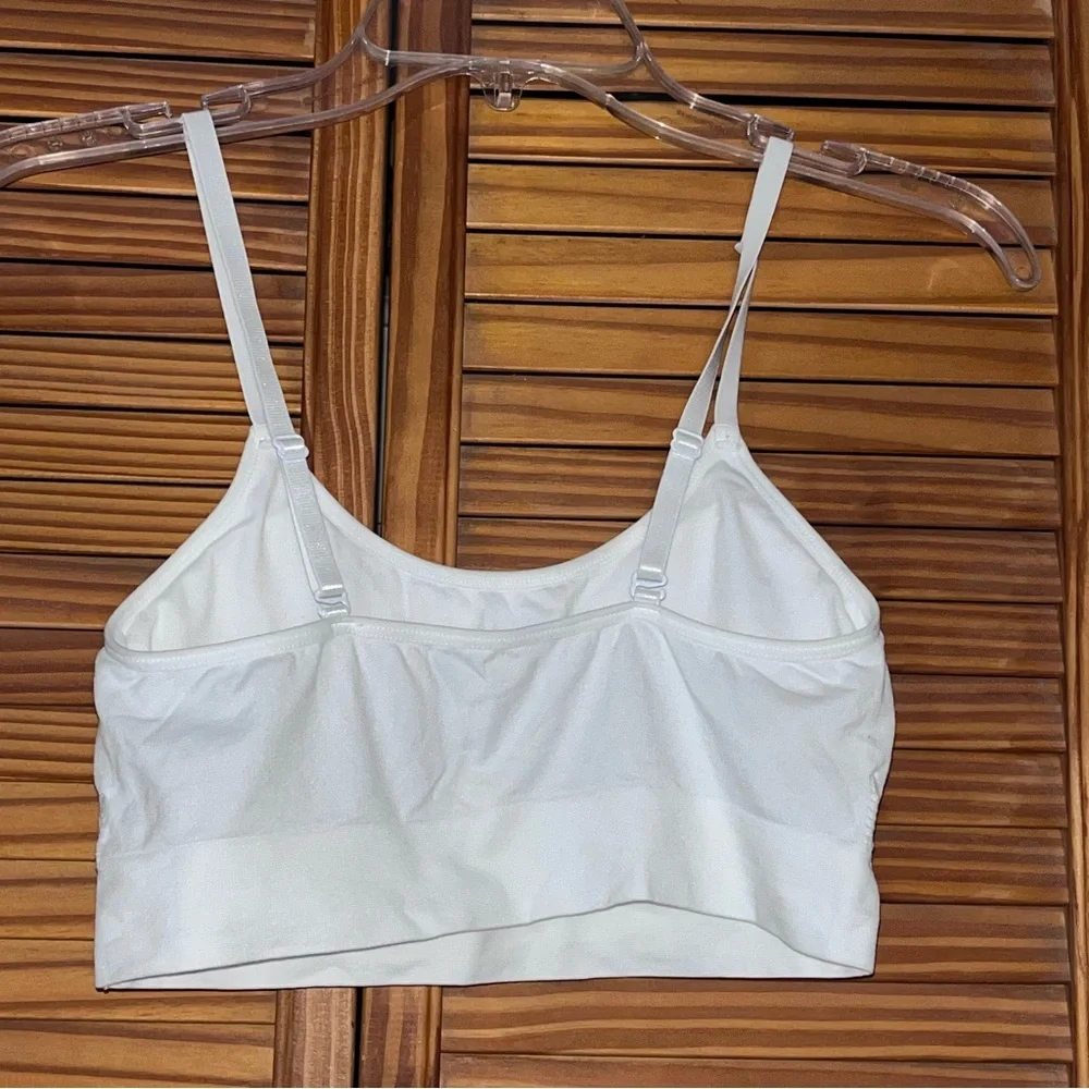 Juicy Couture White Medium‎ Bling Embellishments Seamless Bralette